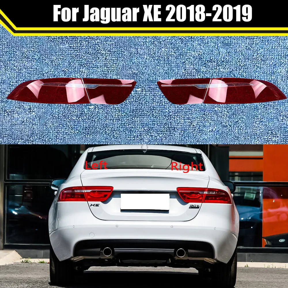 

For Jaguar XE 2018 2019 Car Rear Taillight Shell Brake Lights Shell Replacement Auto Rear Shell Cover Mask Lampshade