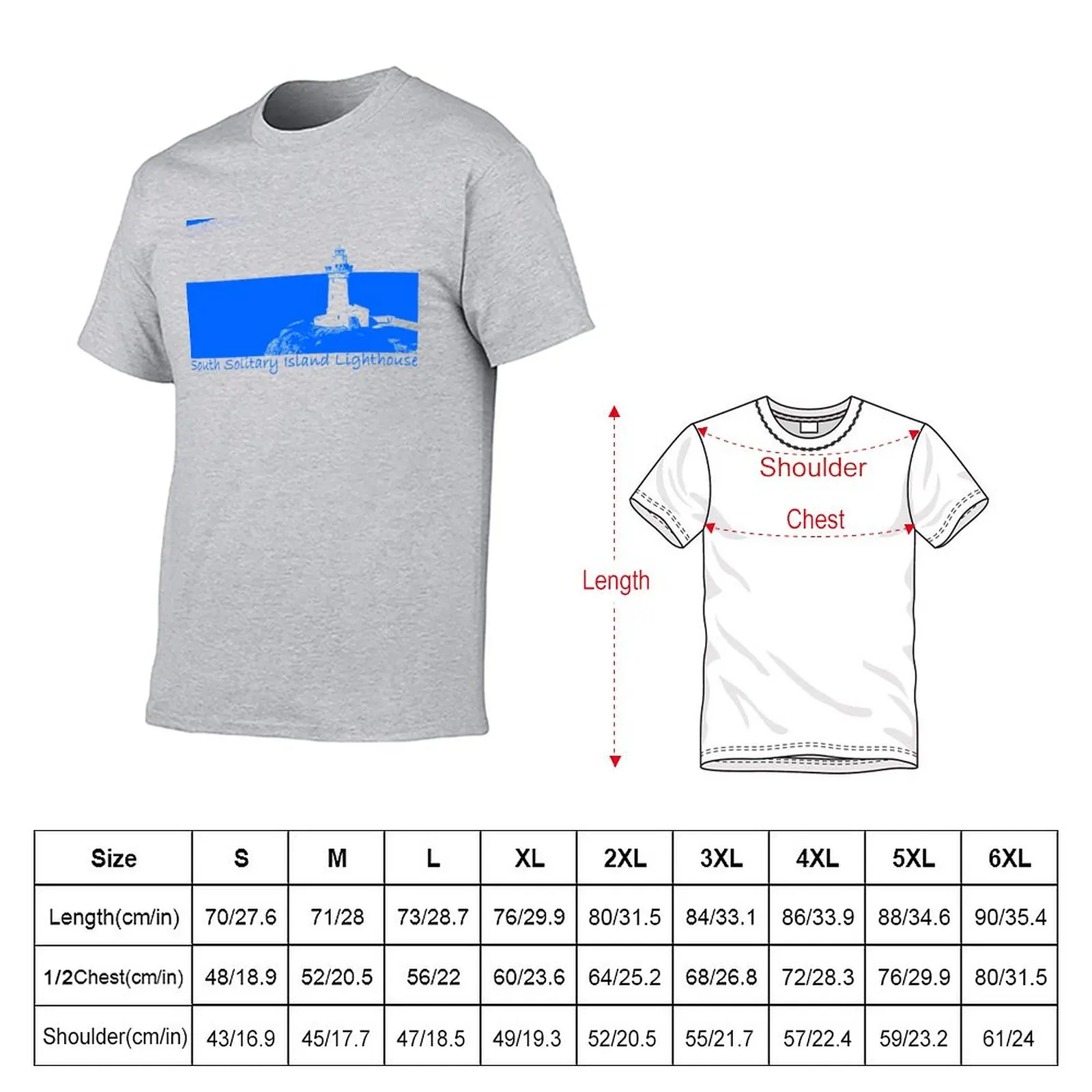 Lighthouse - South Solitary Island T-Shirt summer clothes quick-drying quick drying sweat t shirts for men pack