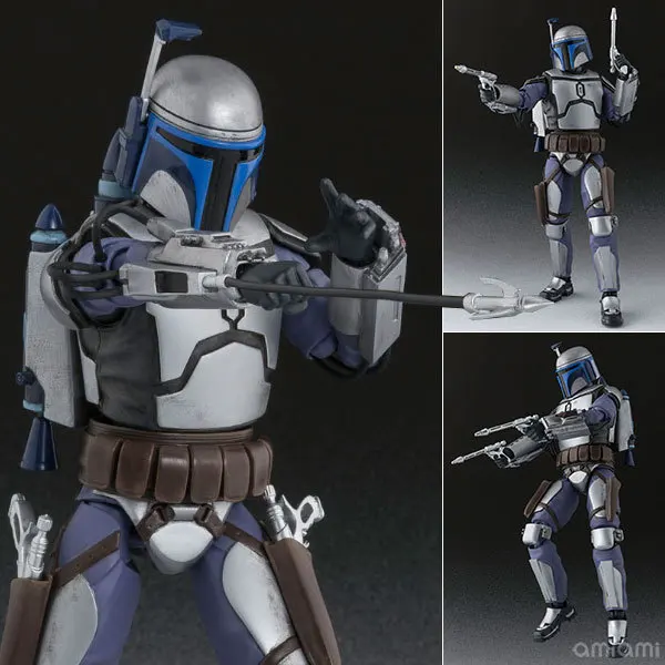 

SHF Star Wars Jango Fett Bounty Hunter Action Figure Joint Movable Model China Made