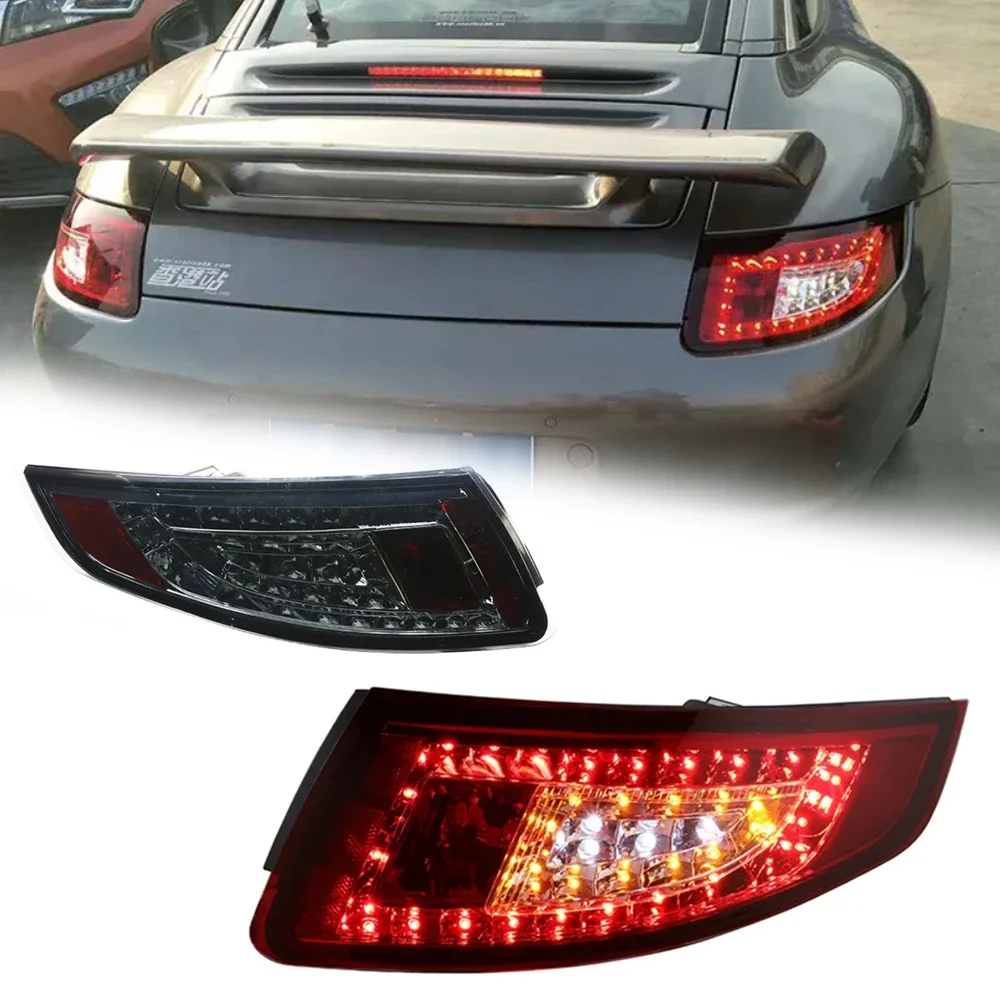 LED Tail Lights For Porsche 911 997 997.1 2005-2008 New Style Led Car Taillights Assembly Signal Accessories Modified Lamp