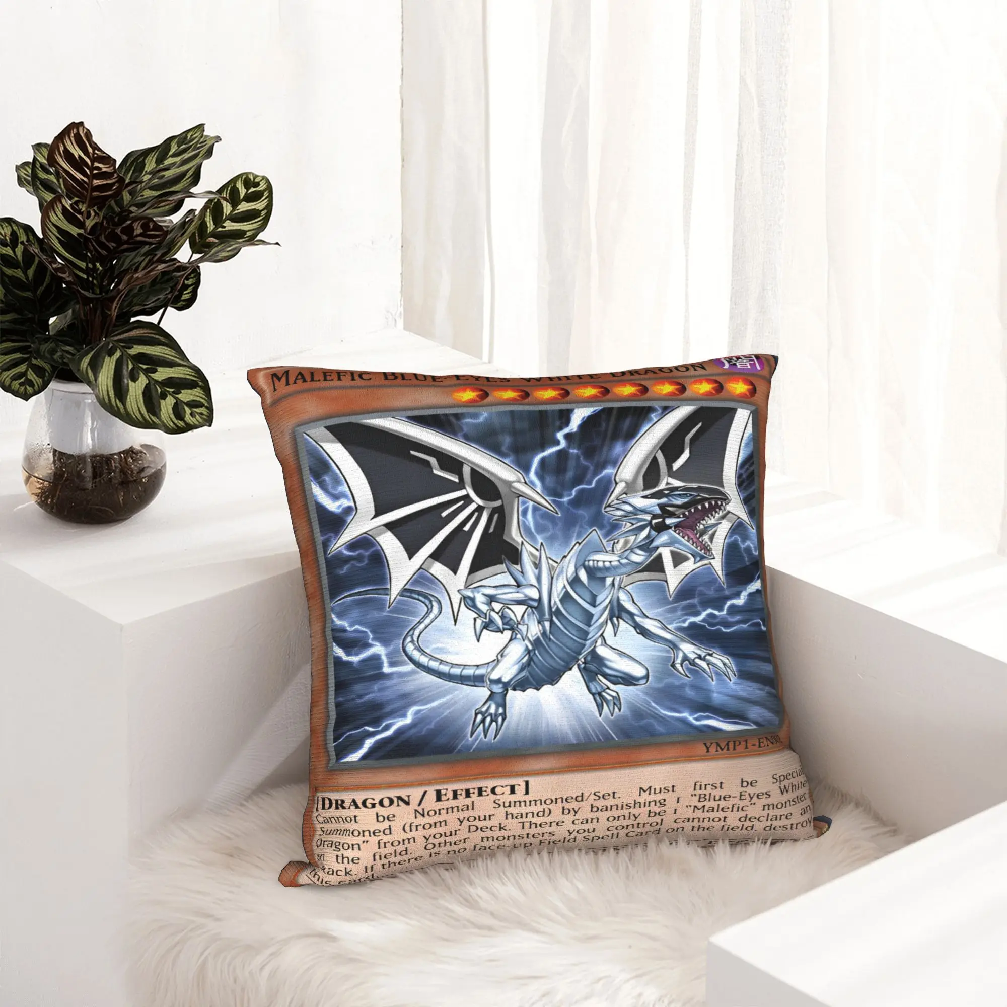 Anime Yu Gi Oh Card  Pillowcase Soft Fabric Cushion Cover Decorations  Throw Pillow Case Cover Seater Wholesale 45X45cm