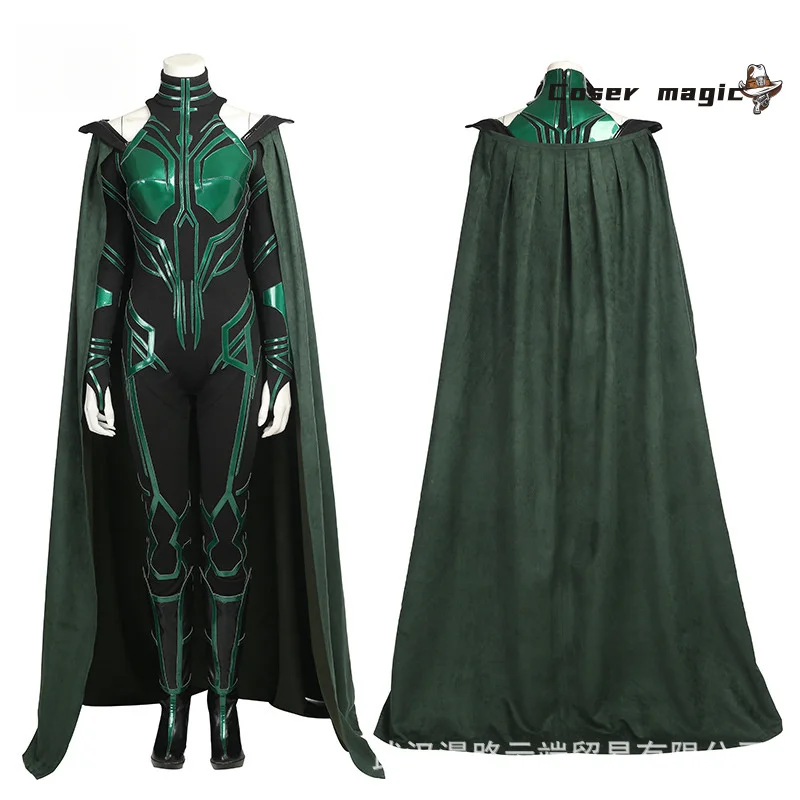 زي تنكري لفيلم المنتقمون هيلا زي الهالوين كرنفال حفلة عيد الميلاد لعب الأدوار ملابس الملابس