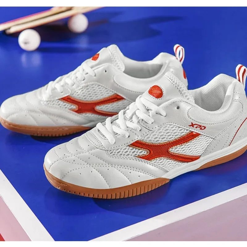 

2024 New Table Tennis Shoes Men Women Blue Red Badminton Shoes Unisex Luxury Brand Sports Shoe Couples Rubber Gym Shoes Mens