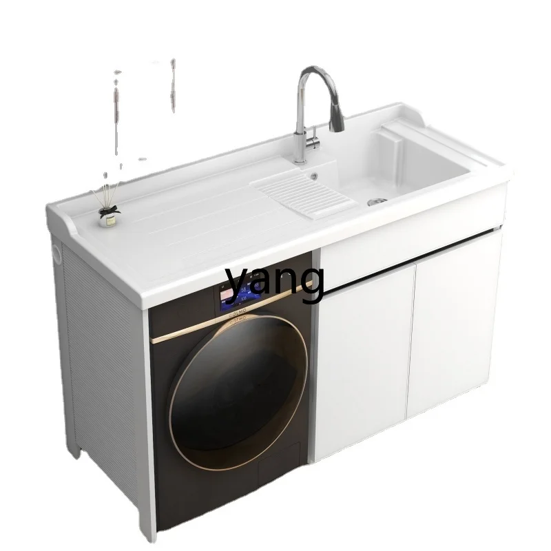 

Yhl All-in-One Cabinet Alumimum Quartz Stone Basin Cabinet Balcony Roller Wash Wardrobe Assemblage Zone Washboard