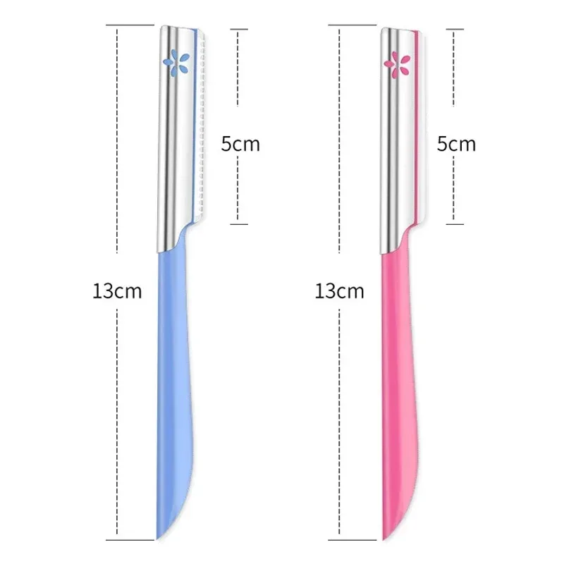 5-częściowe zestawy do depilacji brwi dla kobiet, do makijażu, upiększania, usuwania włosów z brwi, narzędzie do stylizacji, stalowa ostrza, golarka do twarzy, trymer