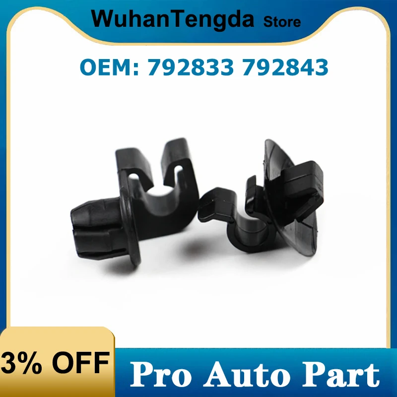 

1Pair Engine Cover Holders Stay Clip for Peugeot 2008 308 408 Citroen C3XR DS3 792833 792843