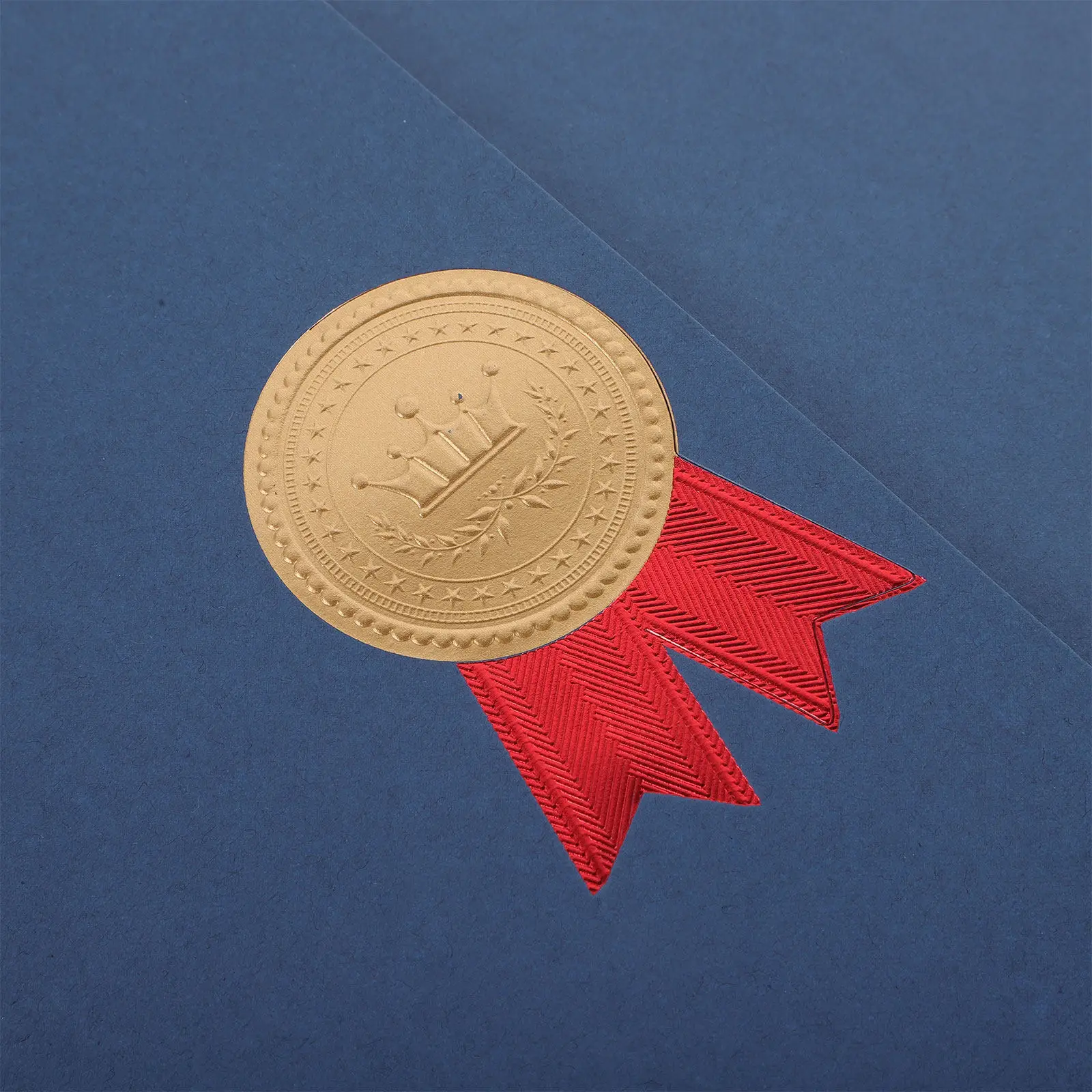 3Pcs Paper Certificate Holders Diploma Covers Folding Type Protective Document Folder for Graduation Awards Achievement Display