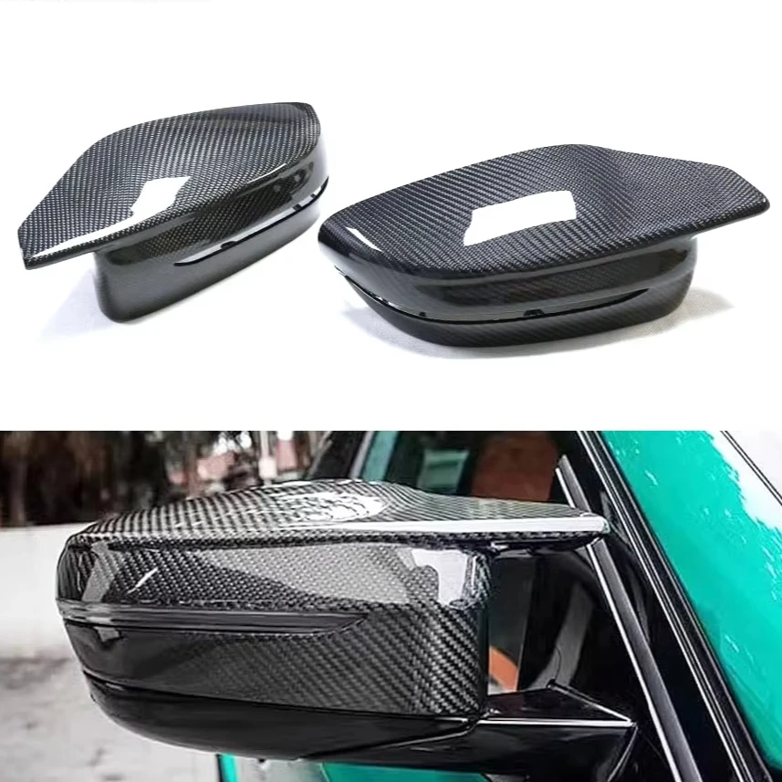 Carbon Fiber G8x Rear View Mirror Covers for BMW G80 M3 G82 G83 M4 Competition 2021 2022 LHD