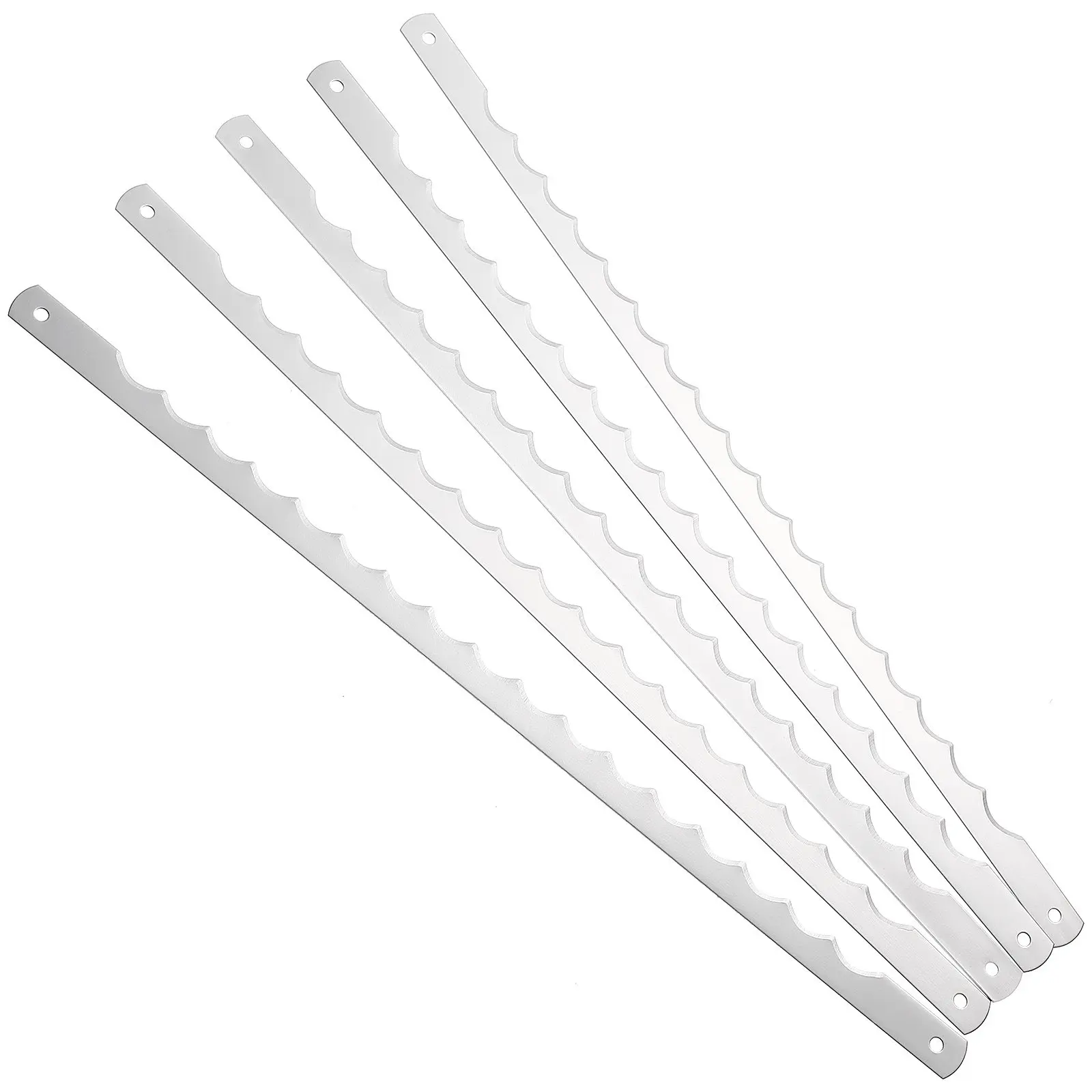 5Pcs Bread Cutter Serrated Blades Stainless Steel Replacement Parts for Breadmaker Toast Slicer Cake Cutting Tools