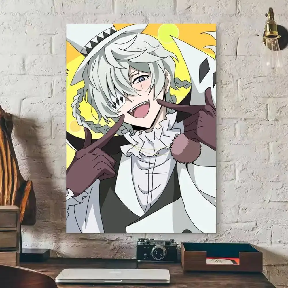 BSD Bungo Stray Dogs Nikolai Gogol Poster Waterproof HD Art Wall Decal Self-Adhesive Print