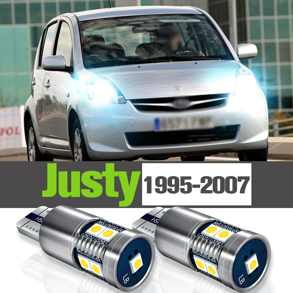 Luz LED de estacionamiento para Subaru Justy MK2, MK3, MK4, 1995, 2007, 1999, 2000, 2001, 2002, 2003, 2004, 2005, 2006, 2 unidades