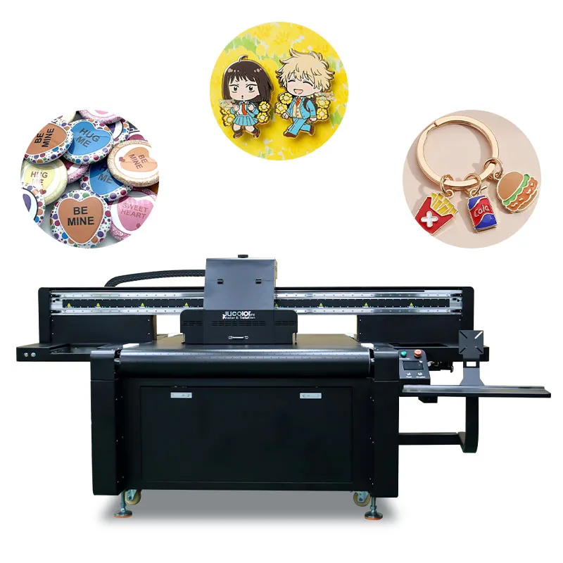 1319 Guide Tape Ai UV Flatbed Printer Conveyor Belt Assembly Line Ccd Auto Visual Positioning UV Printer