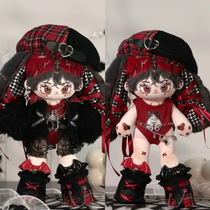 

30cm Doll Clothes Blazing Dream Rabbit Ear Hat Bat Leg Ring Socks Sexy Suit Plushies Plush Doll Accessorie Anime Figure Clothes