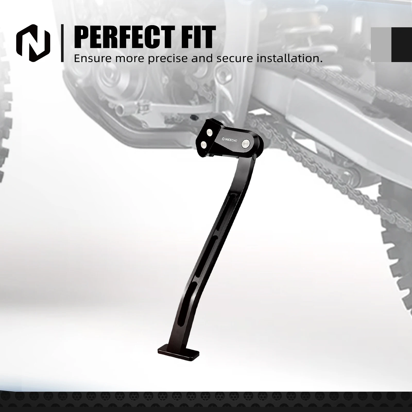 NICECNC لهوندا CRF 250R CRF 450R 2019-2025 CRF450RWE 2024-2025 CRF250RWE 2025 دراجة نارية الجانب حامل مسنده وقوف السيارات قوس #6