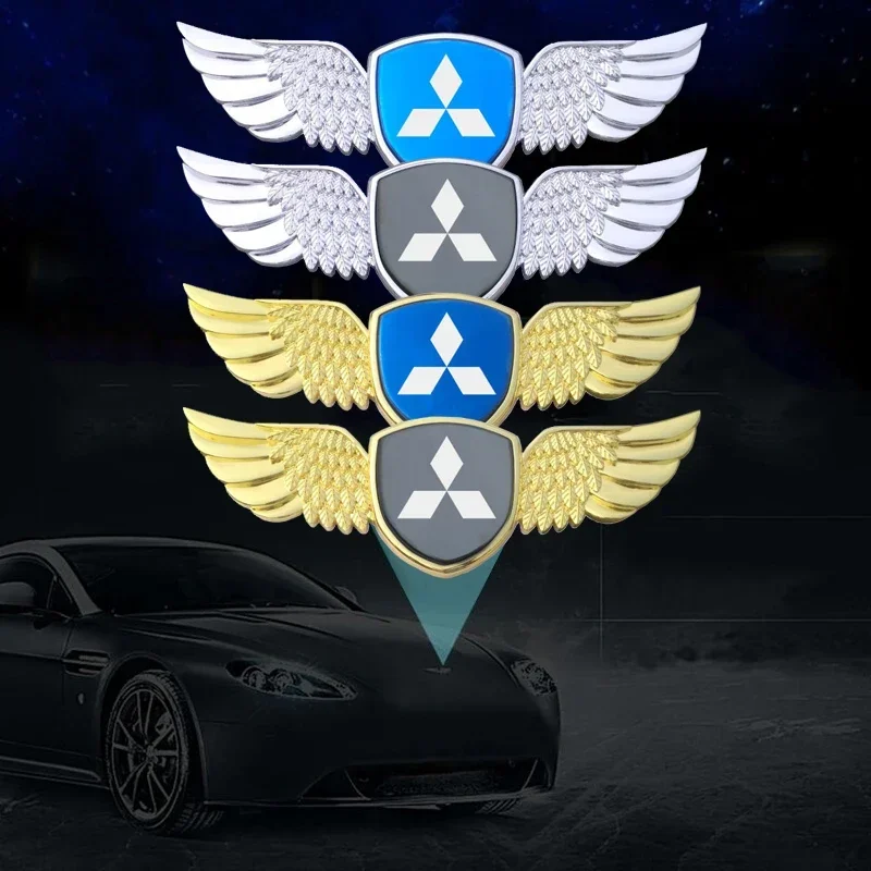 

Auto Body Stickers Emblem Wings Badge for Mitsubishi Lancer 9 10 ASX L200 Colt Pajero Outlander Eclipse Mirage Car Accessories