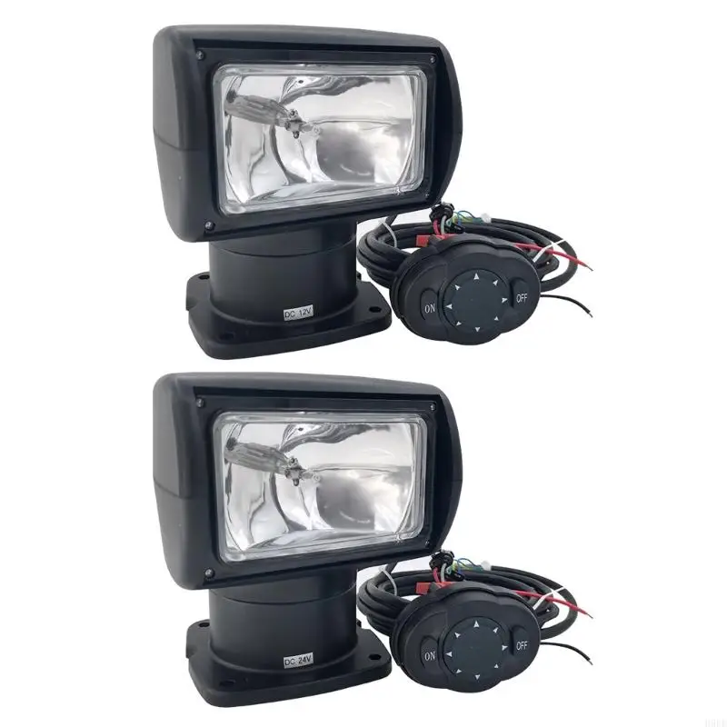 

Marine 12V 24V Waterproof Remote Controlled Halogen Lamp Searchlight For Watercraft Ships And Fishing Boats H9EE