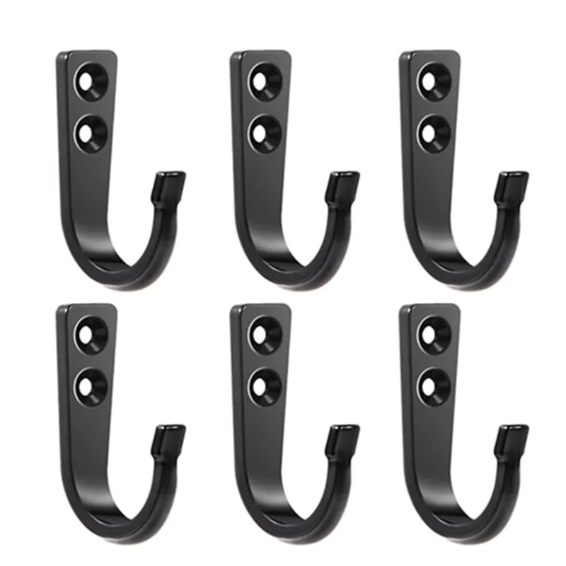 20PCS Wall Hooks for hanging, Metal Wall Hooks for Coats, Coat hooks for Wall, Heavy Duty Single Prong Wall Hooks With 40 Pieces