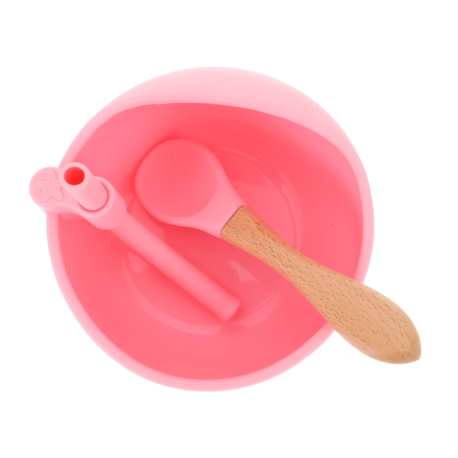 

Silicone Baby Feeding Set Infant Bowl Spoon Durable Tableware Large Capacity Suction Base Non Slip Bowls First Stage Weaning