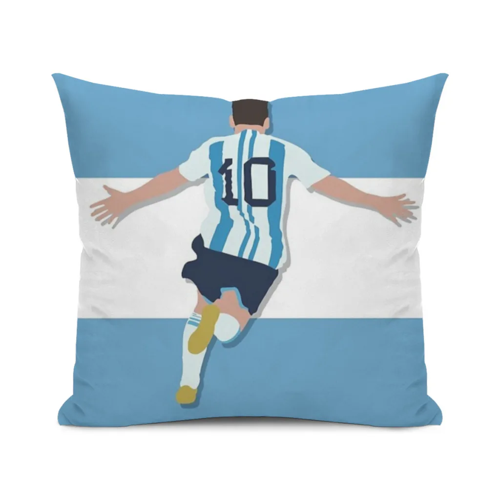 Lionel Messi minimalist illustration Cushion Cover Pillowcase Cushion Pillow Home