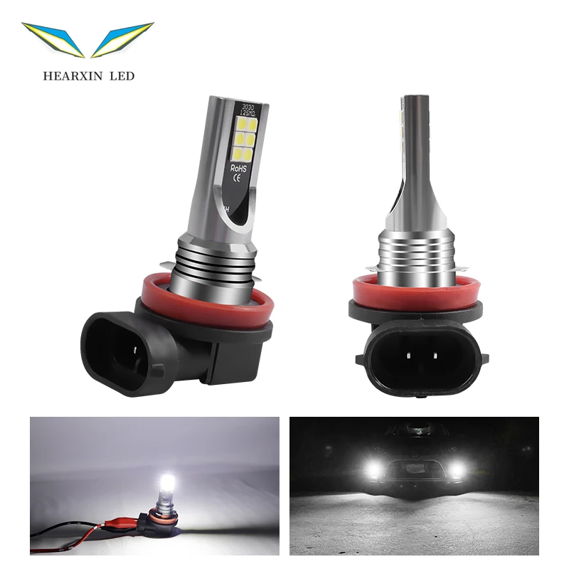 

2Pcs H4 H7 LED Headlight H11 H8 H9 H10 H1 H3 Car Fog Light Bulbs 9005 9006 Auto Driving Running Lamps 12000LM 80W 12V