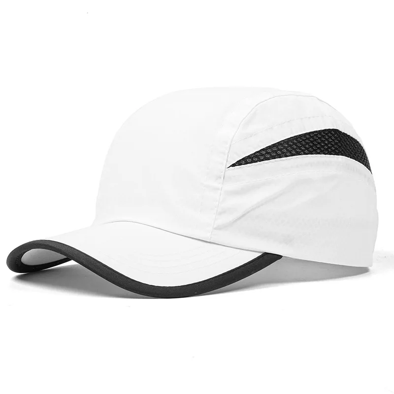 Niestandardowe logo Duick susząca czapka z daszkiem letnia czapka typu snapback na świeżym powietrzu sportowa czapka przeciwsłoneczna do biegania