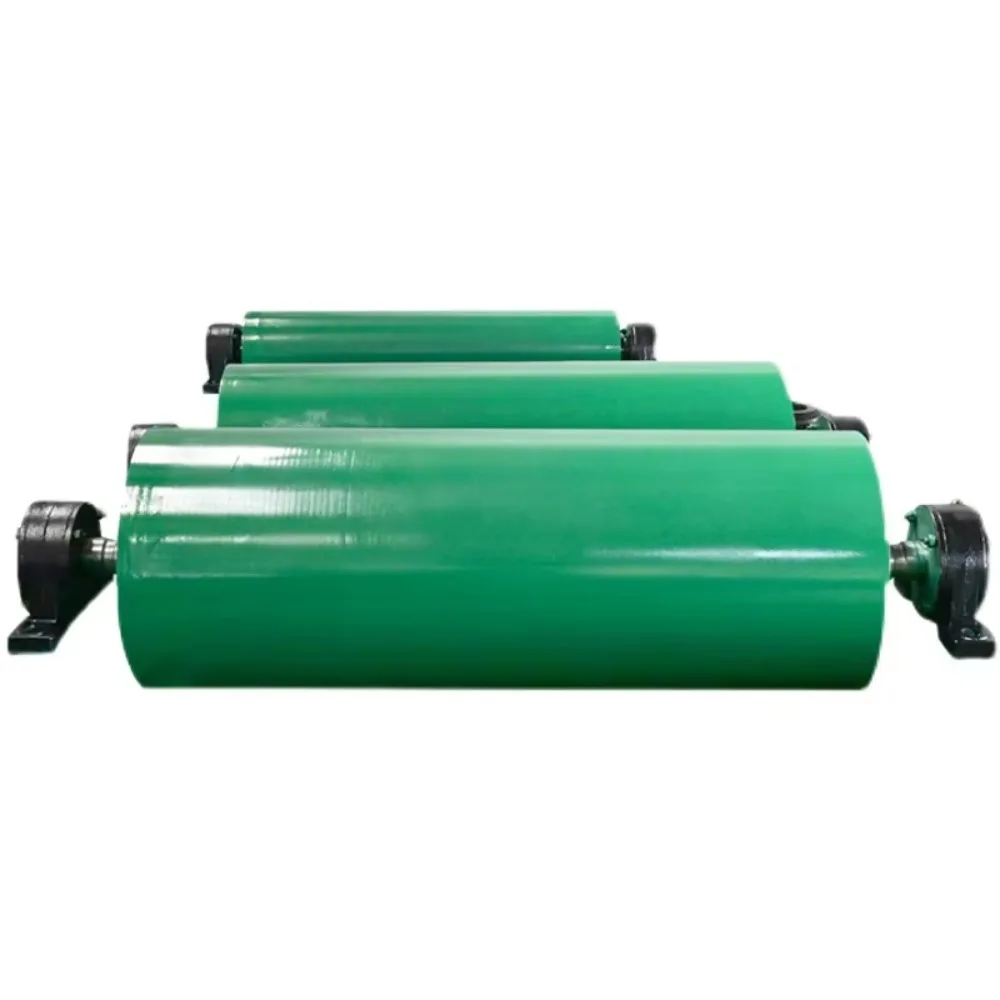 

Chinese Manufacturer Rubber Flat Belt Drive Tail Conveyor Pulley