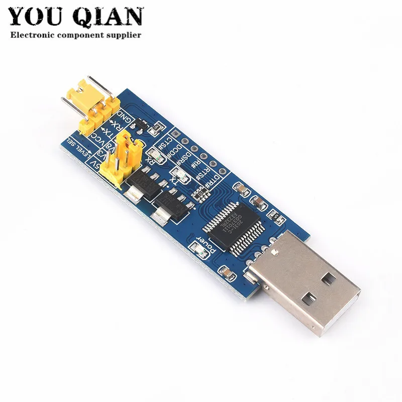 FT232RL serial port module USB to TTL serial port small board 5V 3.3V 1.8V level Download the burn line