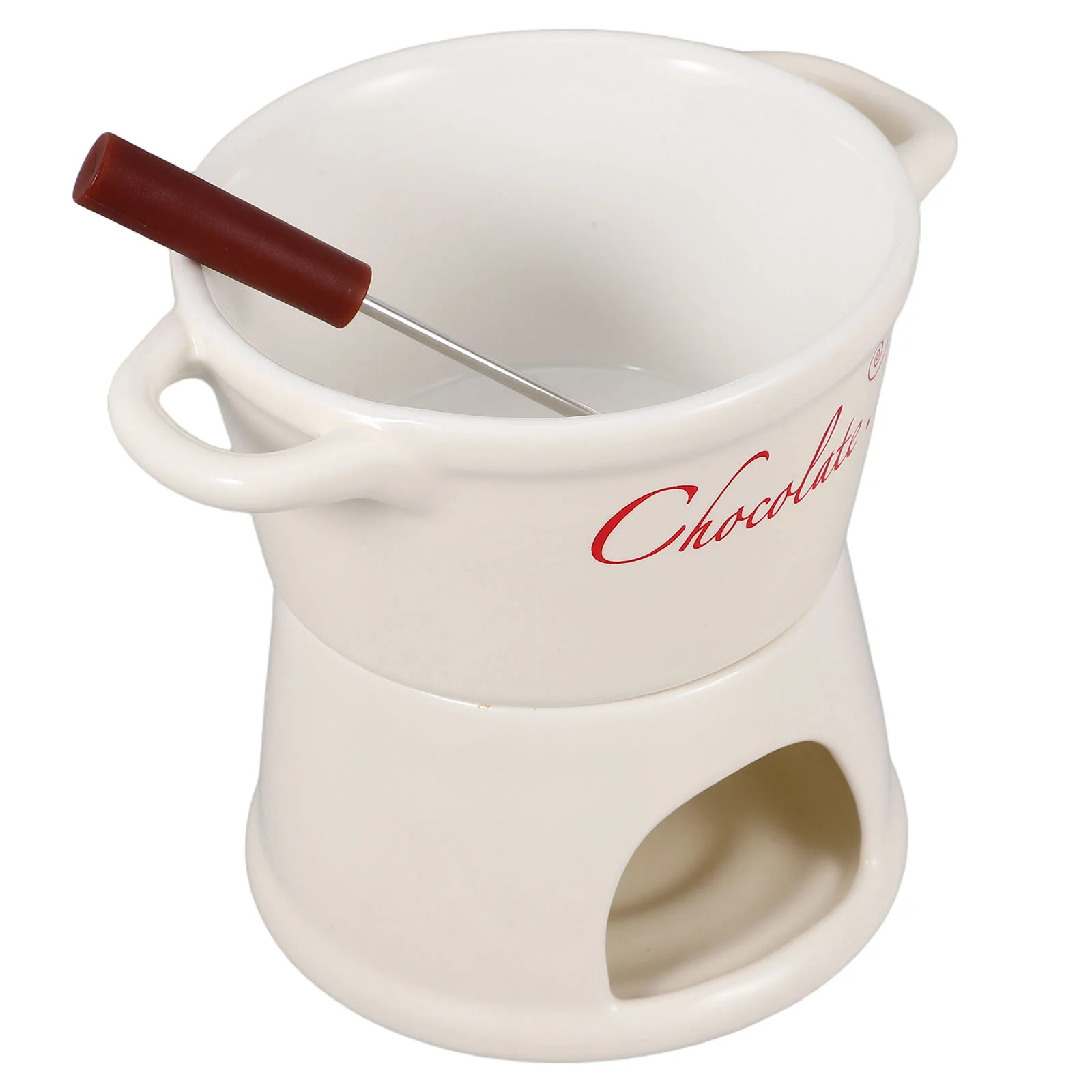 Chocolate Melting Oven Warmers for Dipping Fondue Sticks Mug Ceramics Butter Pot Electric Simmer