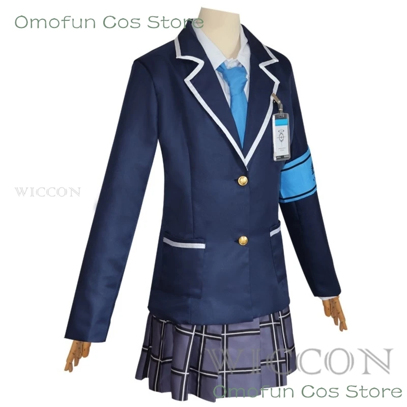 Game Blue Archief Shiroko Kuromi Serika Cosplay Kostuum Pruik Hoofddeksels Schoenen Cosplay Kostuum Schooluniformen Carnaval Outfits