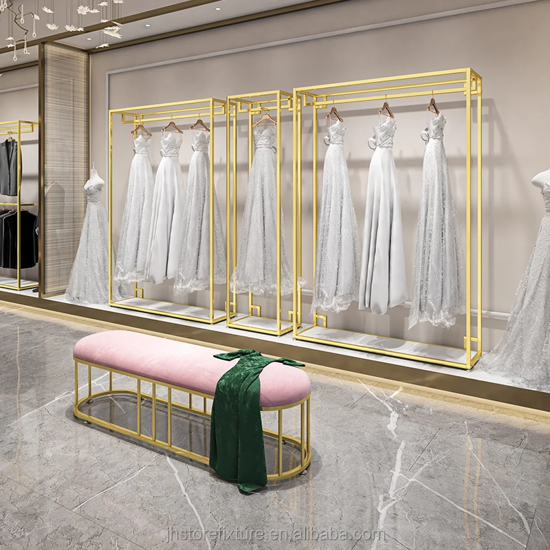 

china beautiful wedding-dress-display-rack retail stand garment wedding dress display racks wedding stand display