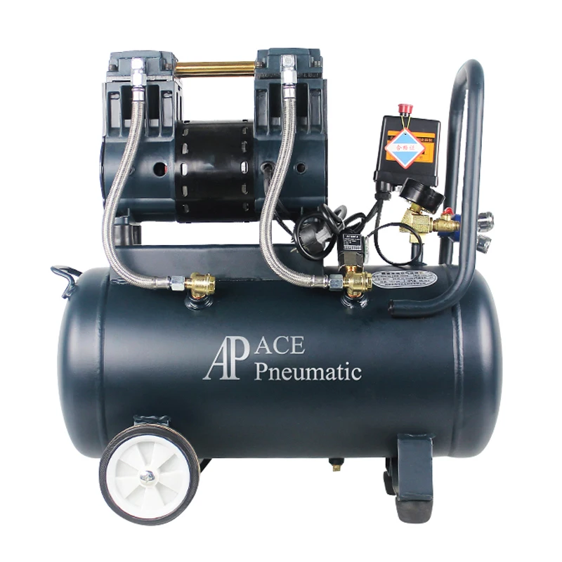 High Quality Customized High Pressure Industrial Oil Free Piston Air Compressor Price 24-300L Dental Air Compressor