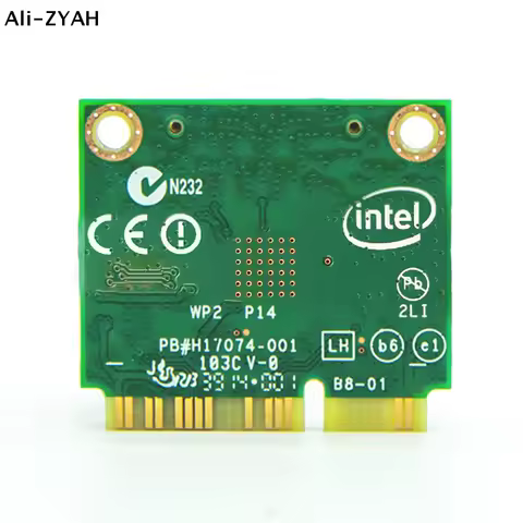 【Z】【Wtr3】()1Pc 2025 New AC 7260 7260HMW Mini PCI-E Dual-Band 2.4G/5Ghz Wireless Network Card Bluetooth 4.0 802.11a/b/g/n
