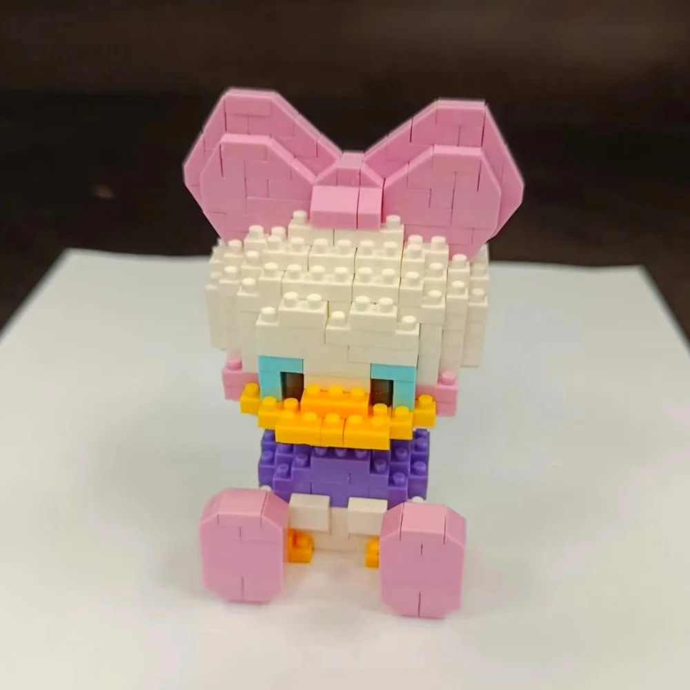 Disney  Building Blocks StellaLou Duffy LinaBell Cartoon Action Doll DIY Assemble Birthday Gift DIY Puzzle Toy Birthday Gift view 6
