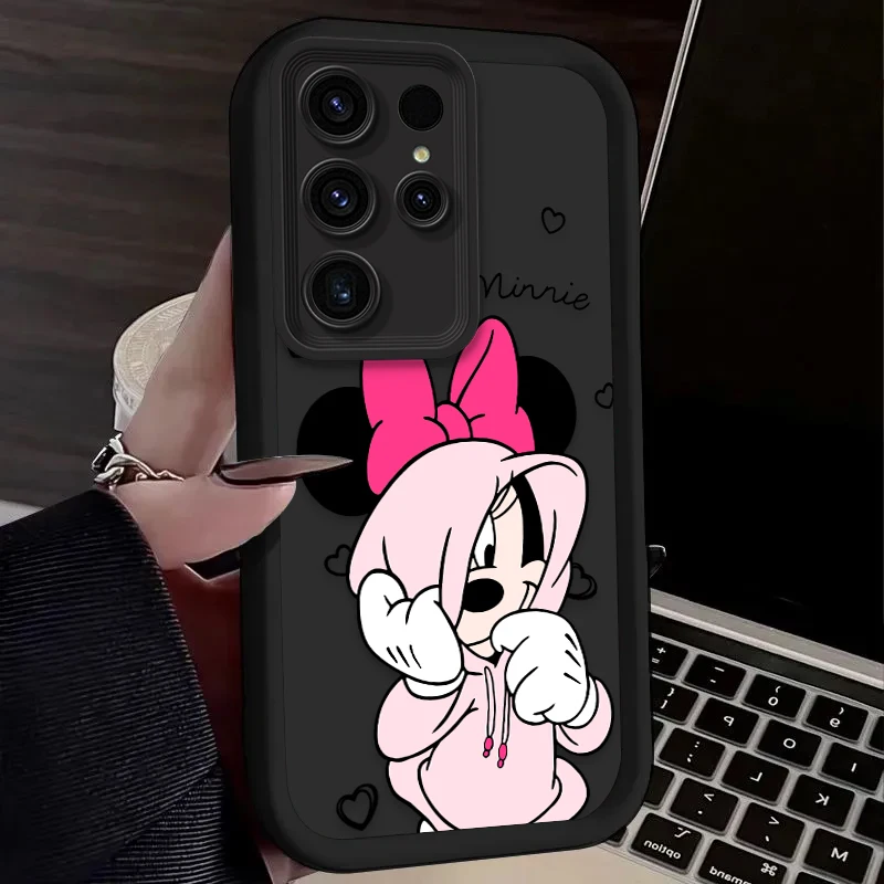 ديزني ميكي ميني زوجين الحال بالنسبة لسامسونج غالاكسي S24 S25 S23 الترا S22 S21 زائد FE A36 A56 A26 A16 A06 A15 A25 A35 A55 5G