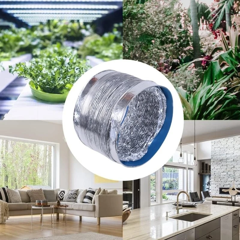 Double Layer Vent Hose Aluminum Fire-proof Ventilation Exhaust