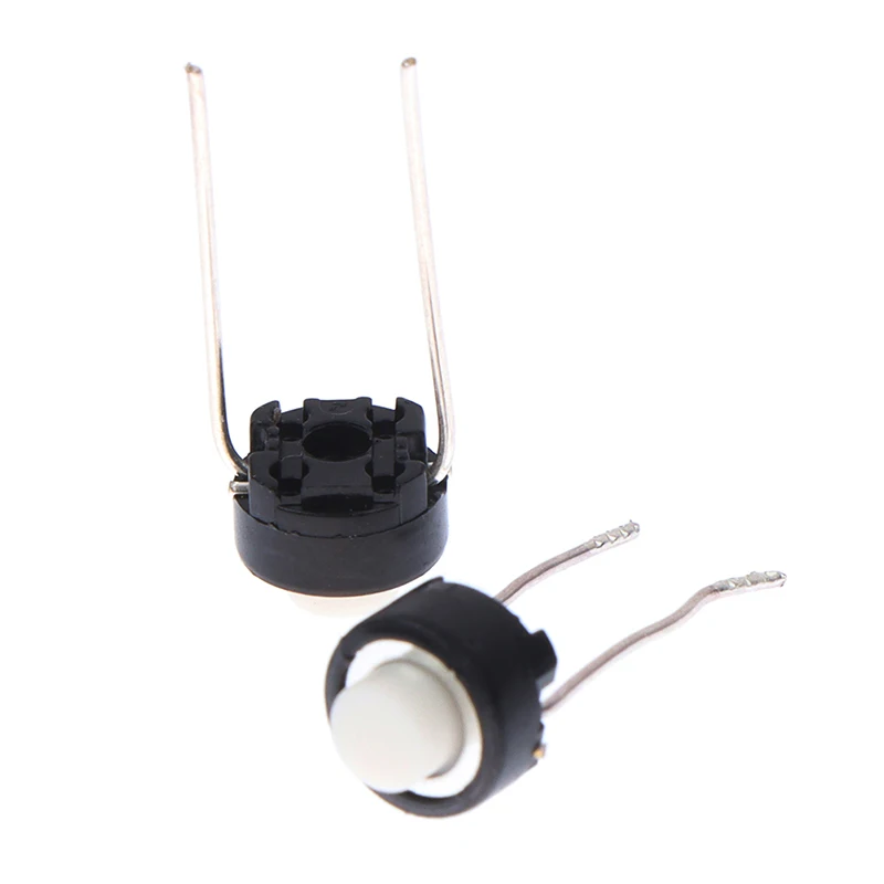 10PCS New Black 6*6*5mm 4-pin ON/OFF Button Micro Instant Tactile Button Switch DIP Microswitch Accessory