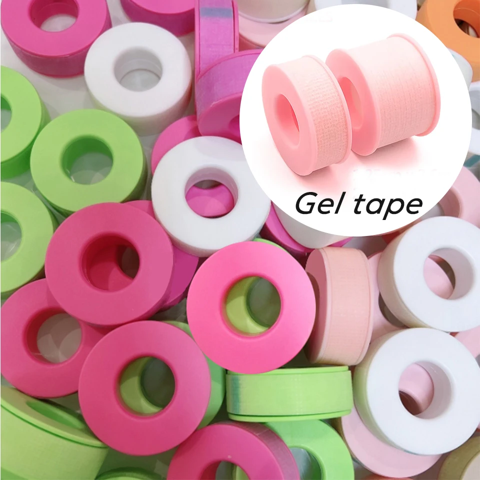 

Non-woven Micropore Silicone Gel Eyelash Tape Breathable Sensitive Skin Multi Use Under Eye Pad Patches Eyelash Extension Tools