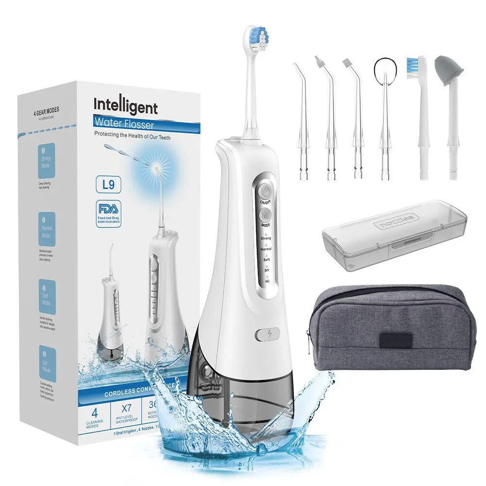 2023 Portable New Tooth Cleaner Oral Irrigator Water Flosser Household Oral Care Dental Water Jet Rechargeable for Teeth Clean