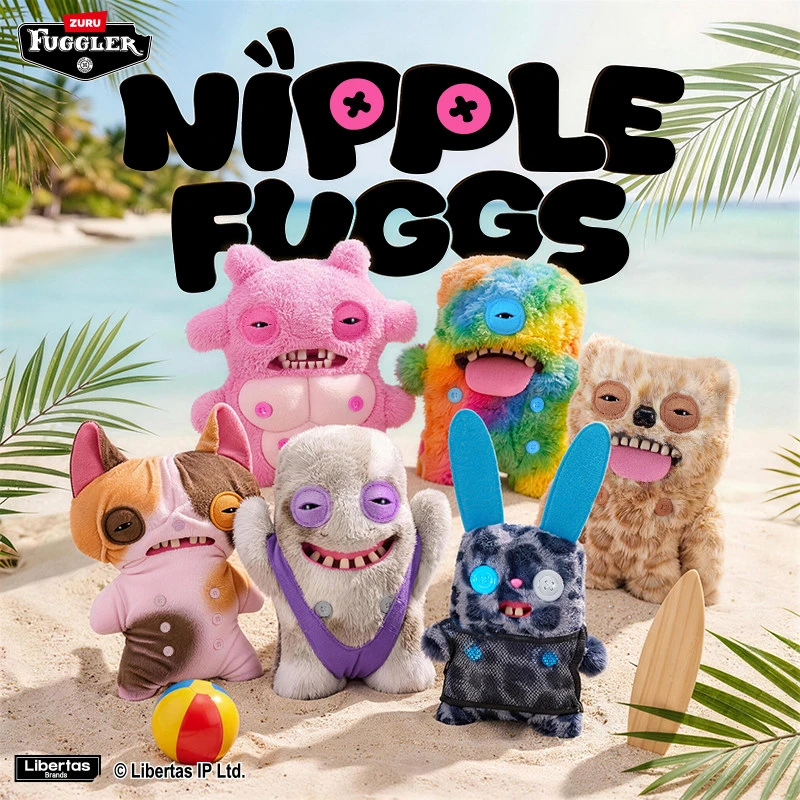 Jouets en peluche originaux Fuggler, monstres amusants aux dents disgracieuses, Fugglers Nipple, Fuggs, Sir Belch, Sphynx Cat, Rabid Rabbit