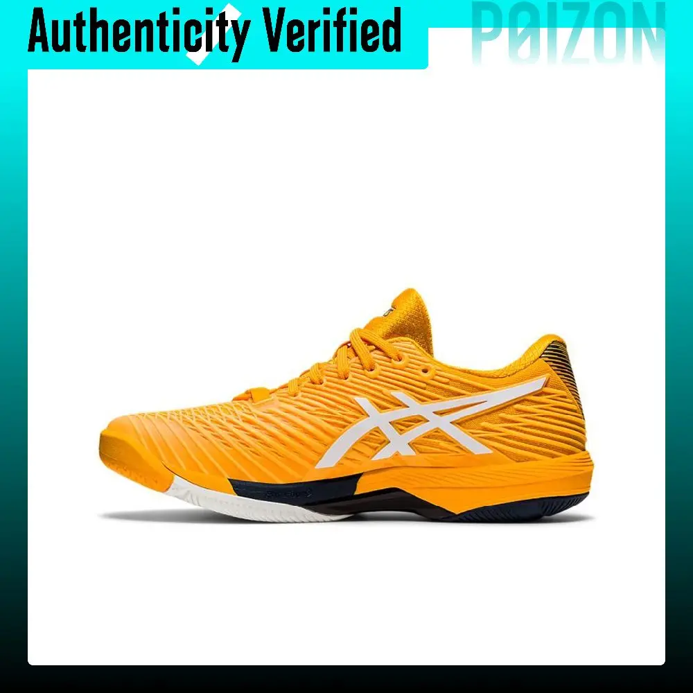 ASICS Solution Speed FF 2 Running Shoes Men's Low Top Yellow/White 1041A182-800