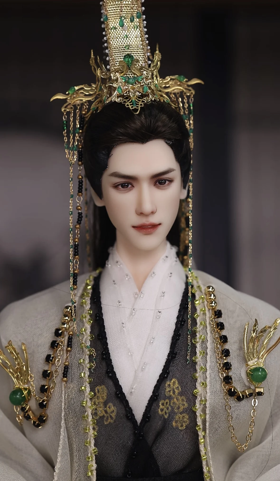 

1/6 BJD фигурка головы Лео Луо юньси Танг личи полный комплект-GN 30 см кукла Фигурка песни водяного дракона реалистичное искусство