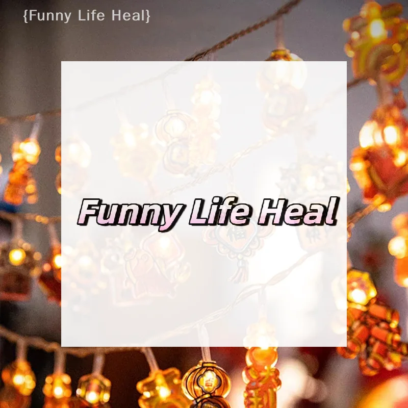 Гирлянды с 10-светодиодным китайским орнаментом для весеннего фестиваля: 1,6 м, идеально подходят для спальни, гостиной и вечеринки.