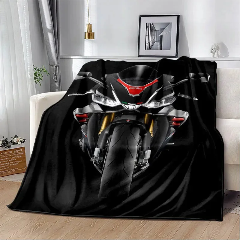 New A-Aprilia Motorcycle 3d Print Blanket for Kids Warm Soft Comfortable Blanket Home Travel Blanket Birthday Gift Home Textiles