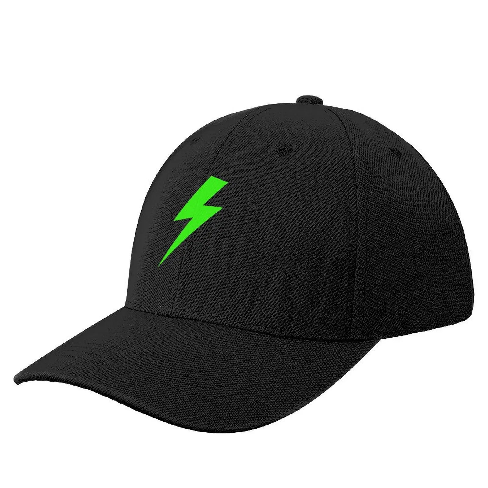 

Neon Green Lightning Bolt Baseball Cap Hood Visor foam party Hat Caps Women Men's