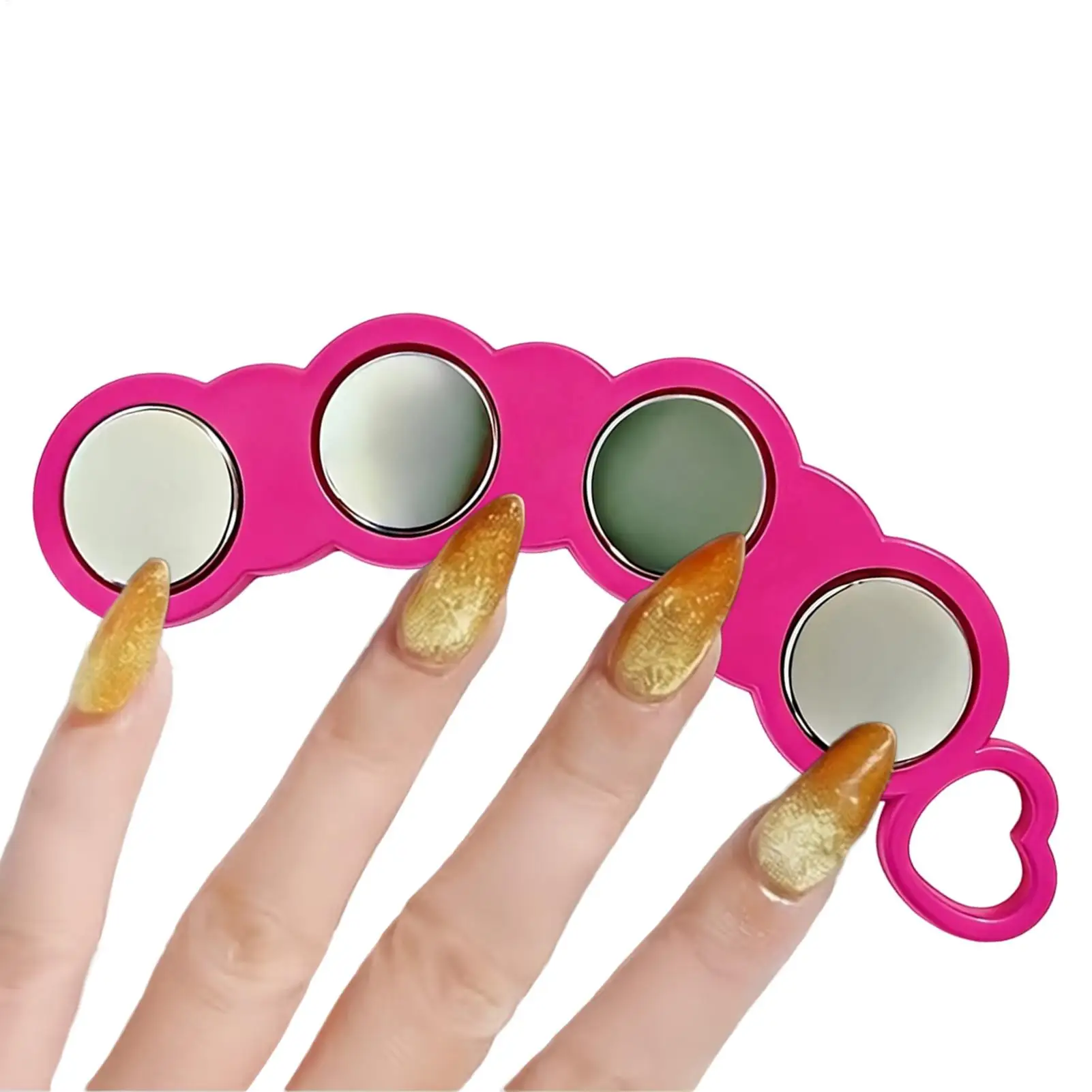 

Cat-eye Magnet Nail Tool Magnet Can Do 4 Fingers At A Time Portable NailArt Magnet Cat-eye Gel Nail Polishing Magnetic Stick