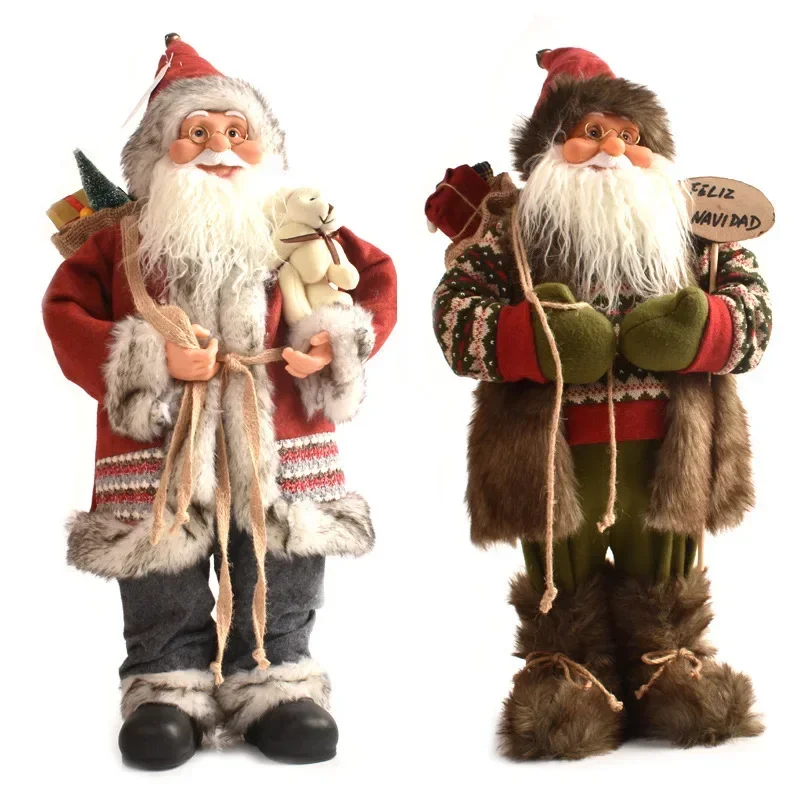 

30cm/45cm Santa Claus Figure Christmas Decoration Snowman Doll Christmas Decorations Christmas Decorations for Home