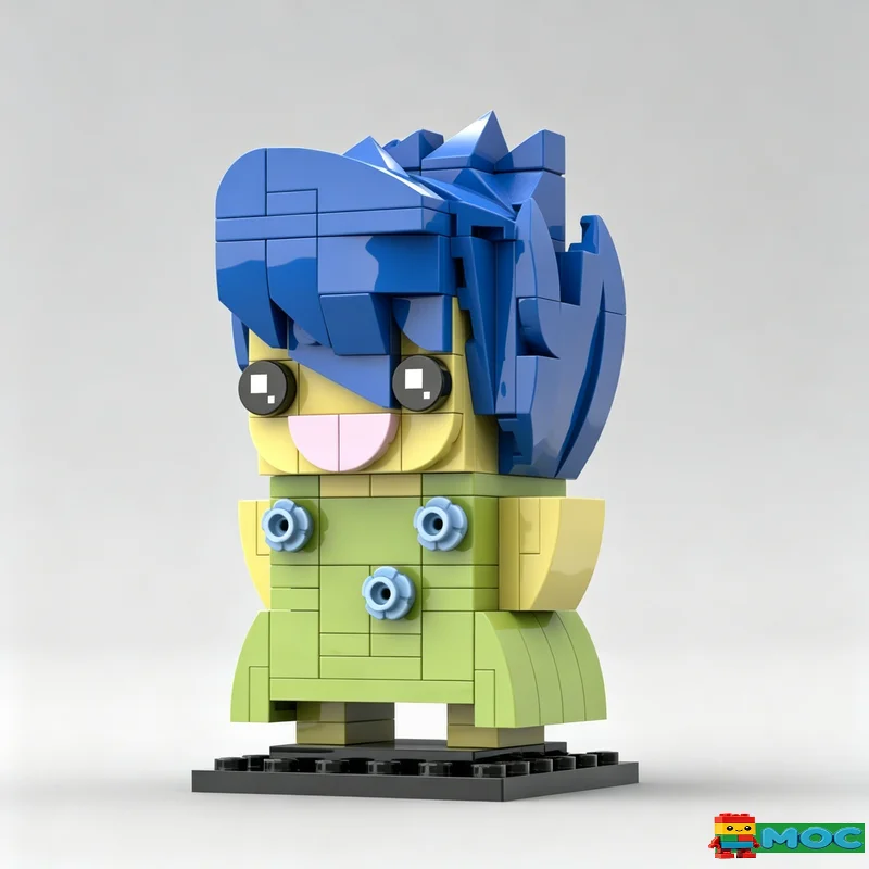 

178PCS Cute Cartoon Style Brickheadz Character MOC Figure Building Blocks Educational Assembly Toy For Birthday Collection Gift