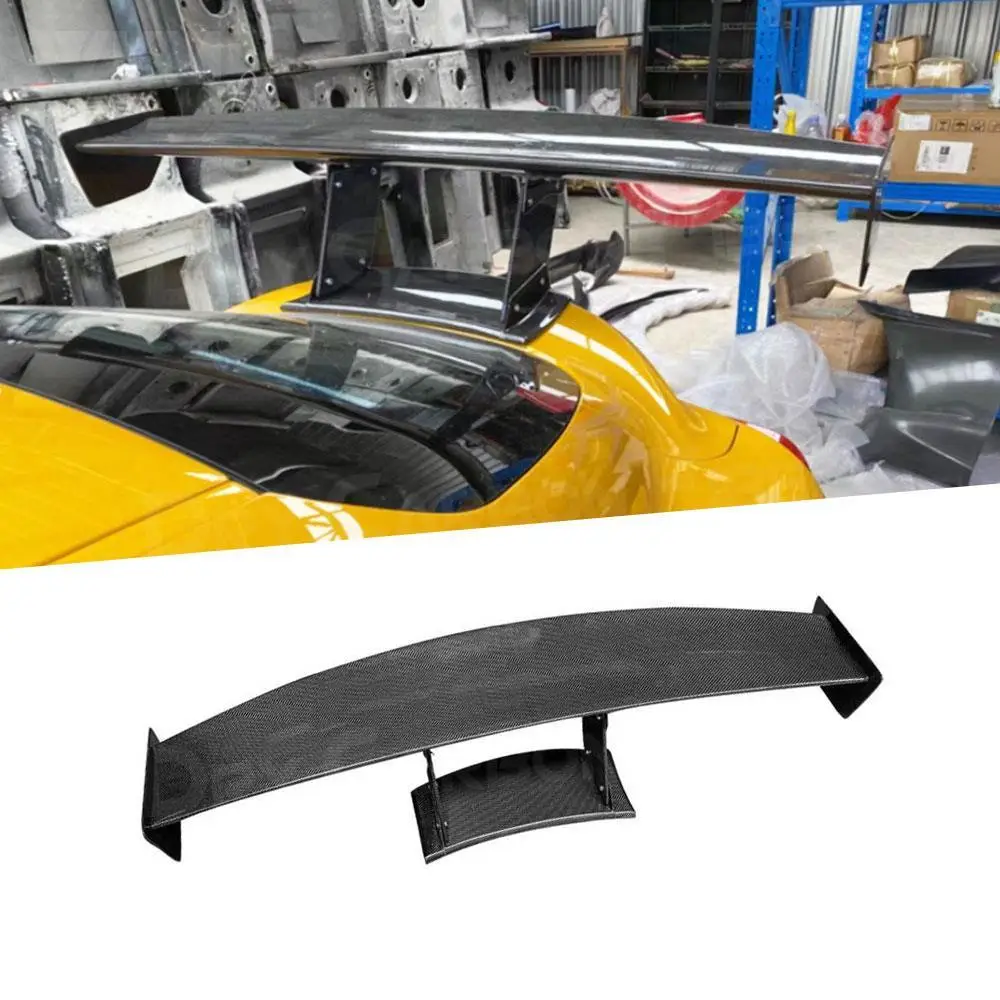 

V Style Carbon Fiber Rear Trunk Boot Spoiler Lip Wings For Toyota Supra GR A90 A91 2019 2020 + Rear Trunk Duck Spoiler Wing