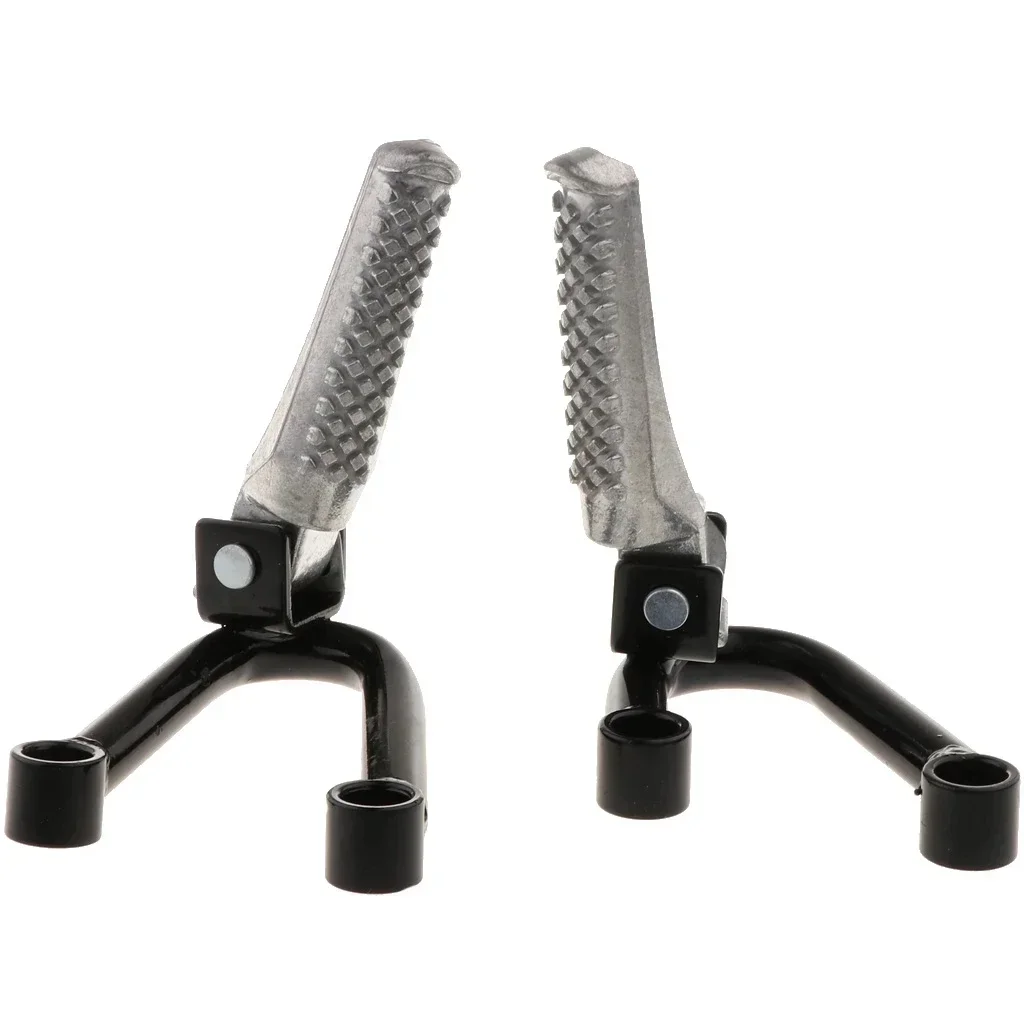 2pcs Universal Motorcycle Rear Foot Pegs Foot Pedals Bracket for Honda CRF230