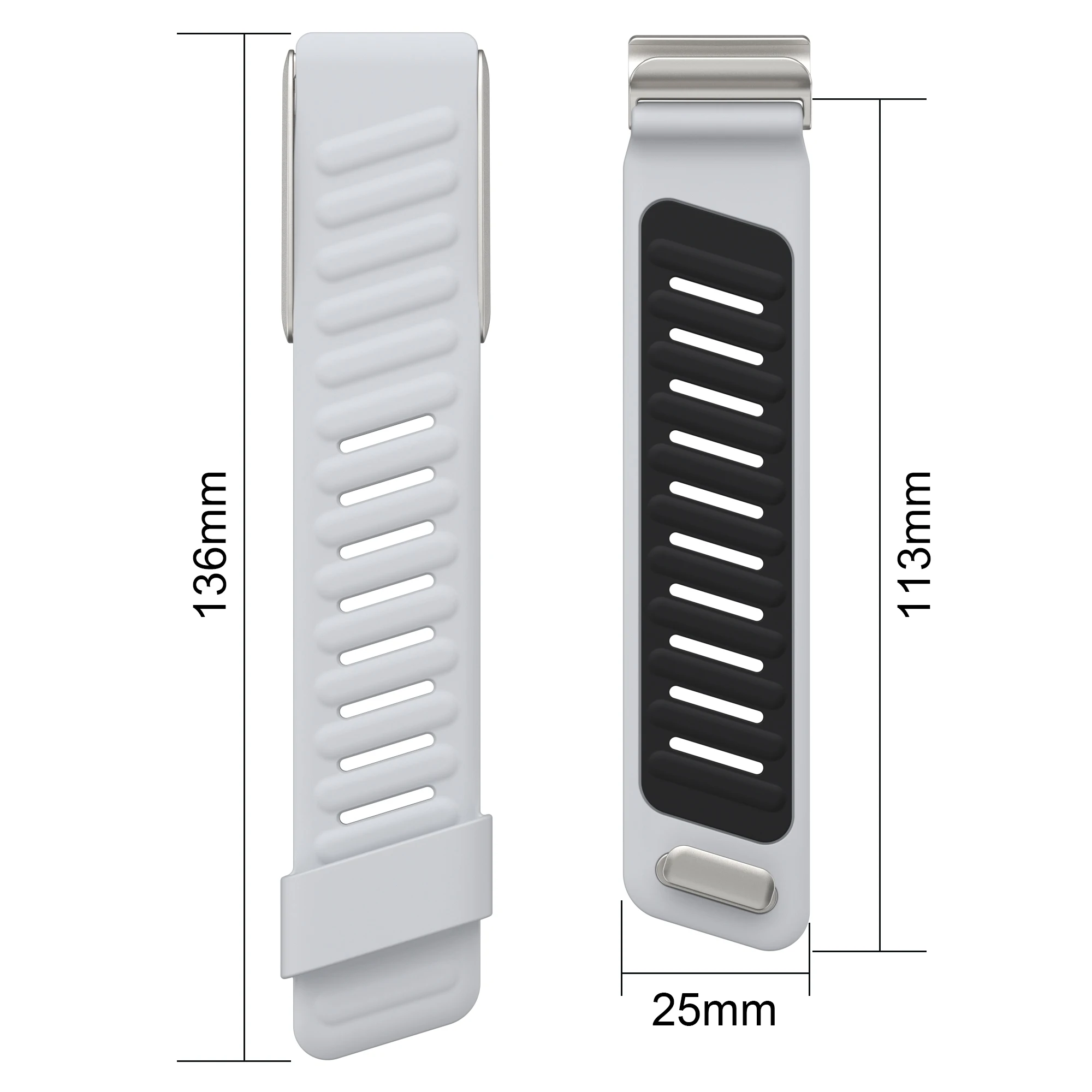 2025 Neues Fitness-Tracking-Armband, Soft-Touch-Silikon-Armband, verstellbares, atmungsaktives Band, Ersatzarmband für Whoop 4.0